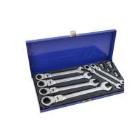 10PCS flexible head combination ratchet wrench sets&combination ratchet spanner