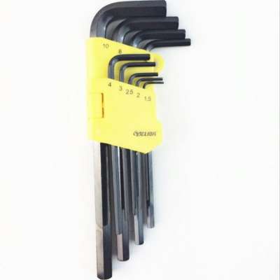 FLOURISH NBFLOURISH 9pcs long Arm Hex Key& Black finish Allen wrench set&Allen key set